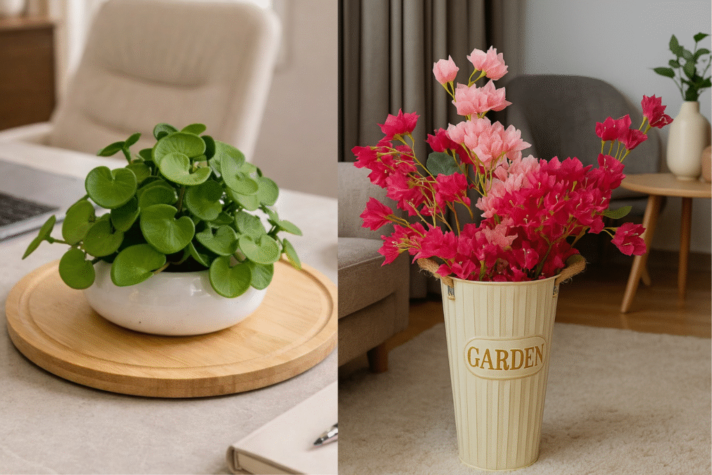 artificial plant vs natural plant – home decor guide etcshopper premium home decor brand bangladesh